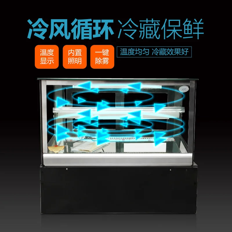 1.2m insulated cabinet vertical hot crisp cabinet commercial food heating display cabinet cooked food bread tart cabinet