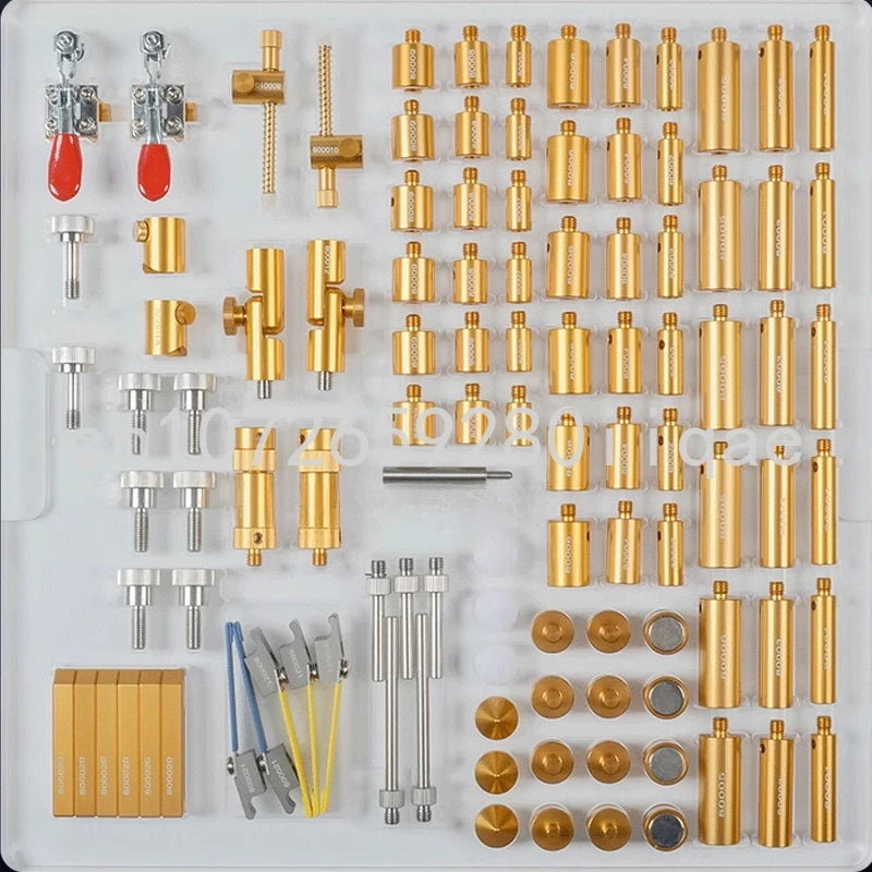 108pcs Universal Combination Three Coordinate Measuring Fixture Kits Fix The Workpiece on The Coordinate Measurement Machine