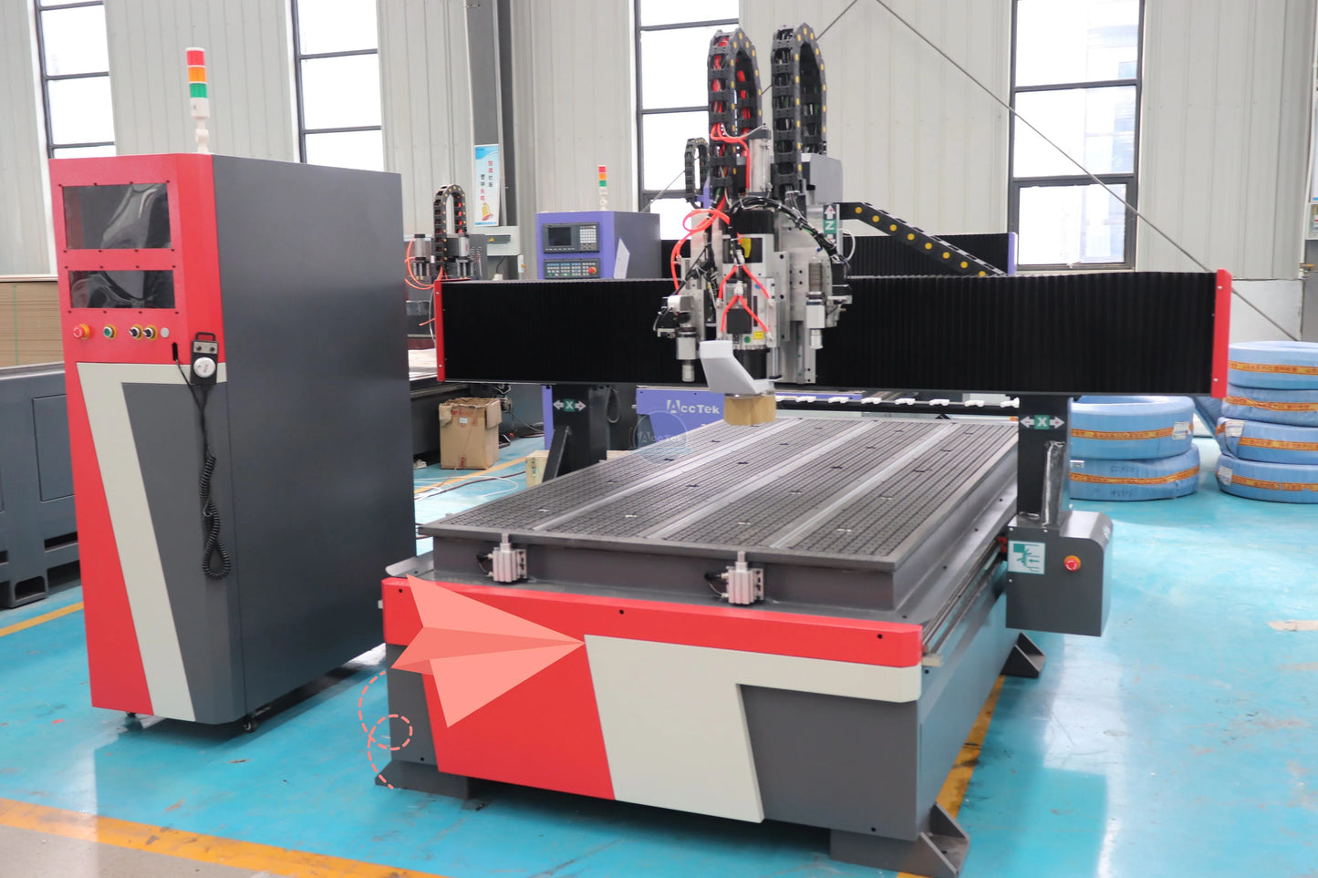 1325 Cnc Engraving Machine for Wood Customized Cnc Router with Oscillating Knife Cutting Tools for Sale