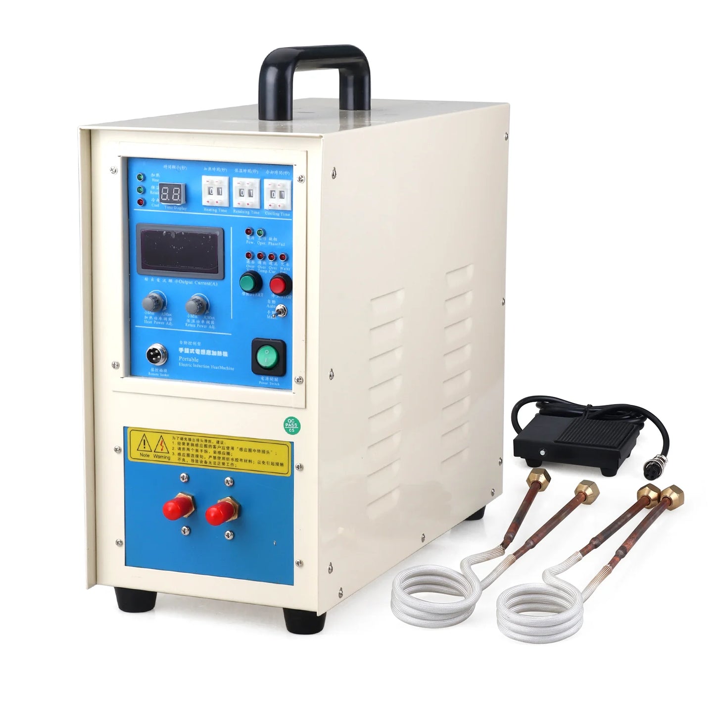 15KW 220V High-frequency induction heating machine annealing quenching welding brazing small melting gold furn Equipment