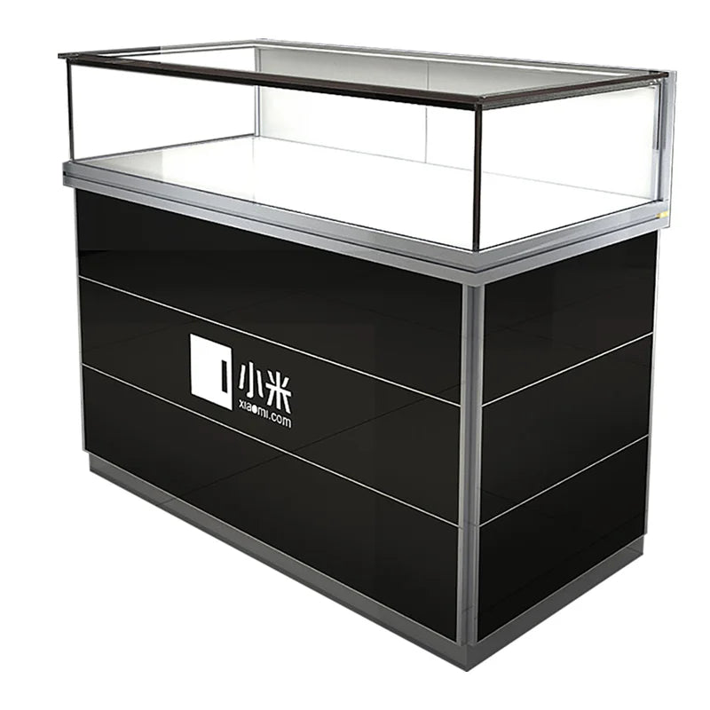 1Glasses Watch Display Cabinet Glass Display Cabinet Jewelry Counter Shelf Boutique Cabinet Merchandise Sample Display Rack