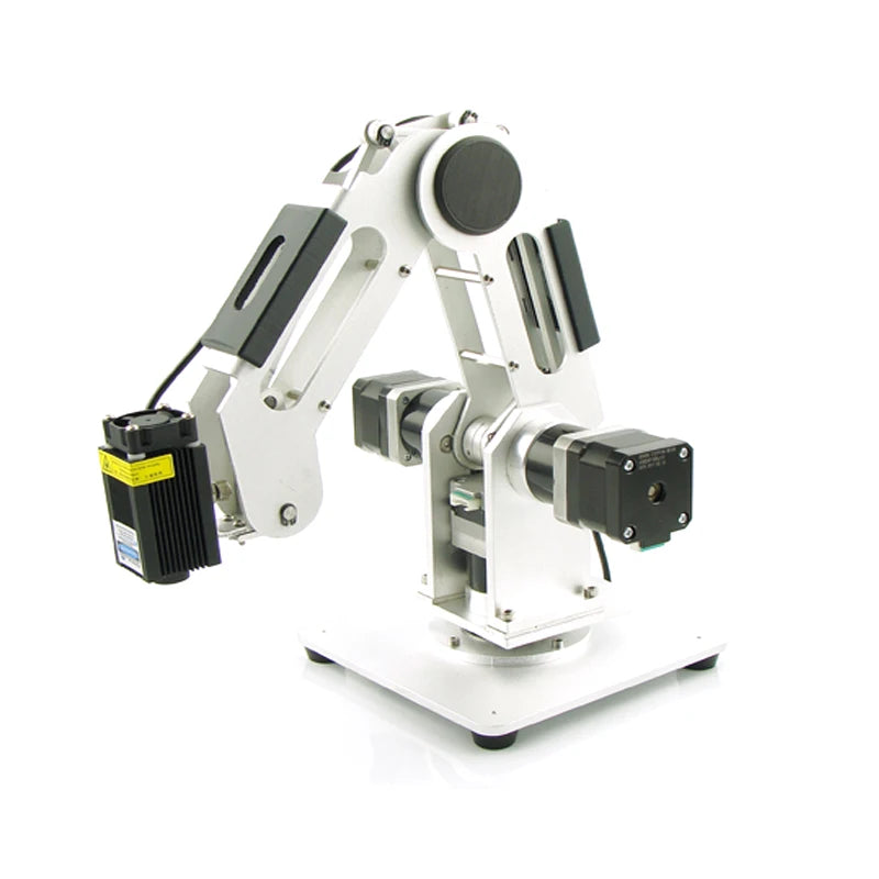 2.5/4Kg Load 3-Axis Stepping Robotic Arm industrial Mechanical Manipulator Robot for Robot Kit Compatible Metal Claw/Suction Cup
