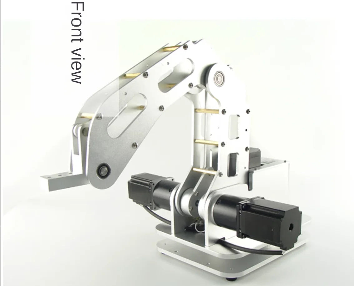 2.5kg Load 3-Axis Mechanical Robot Arm with Stepper Motor Aluminum Alloy Industrial Robot Arm Compatible Suction Cups/Claw/Clamp
