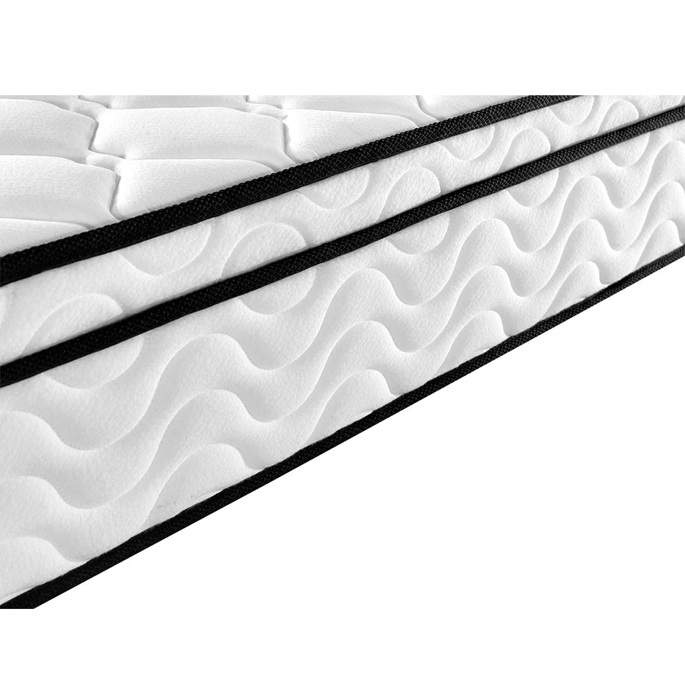 2020 HOT SALE Hybrid knitted fabric topper Pocket spring mattress gel Memory foam Latex HD foam mattress