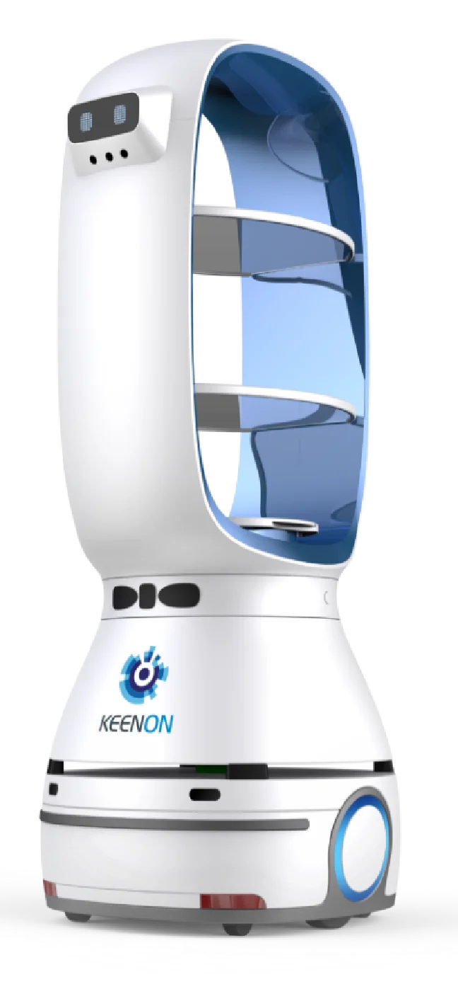 2020 Most Welcomed Leeno Customized Intelligent Food Delivery Smart Robot for Restaurant