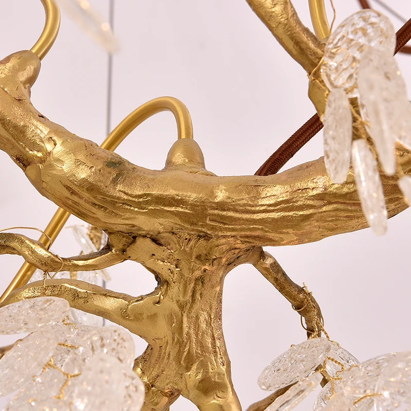 2021NEWPost modern luxury crystal chandelier northern Europe simple living room dining room lamp Club Villa lobby project lamps