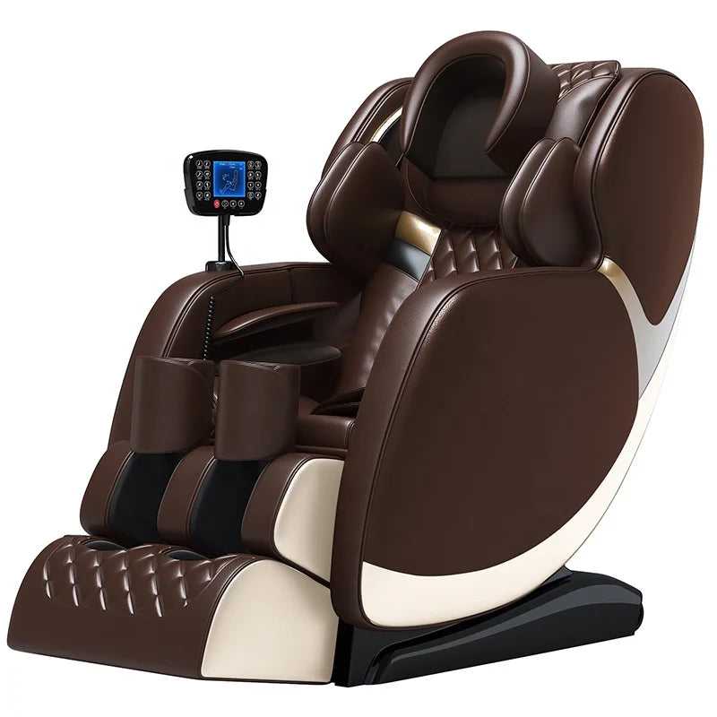 2022 Amazon Popular Sales Smart Manipulator Hifi Music Full Body Zero Gravity 4d Airbag Foot Roller Massage Chair