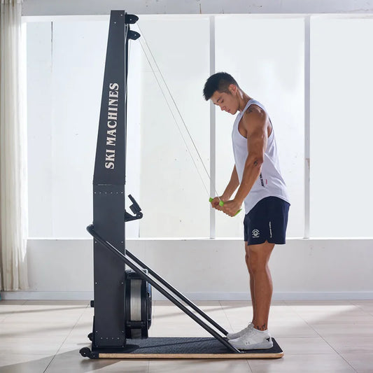 2023 Gym and Commercial Fitness Equipment Cardio Machine Skier/ Ski Machine/skiing Machine Wooden Case Bodybuild