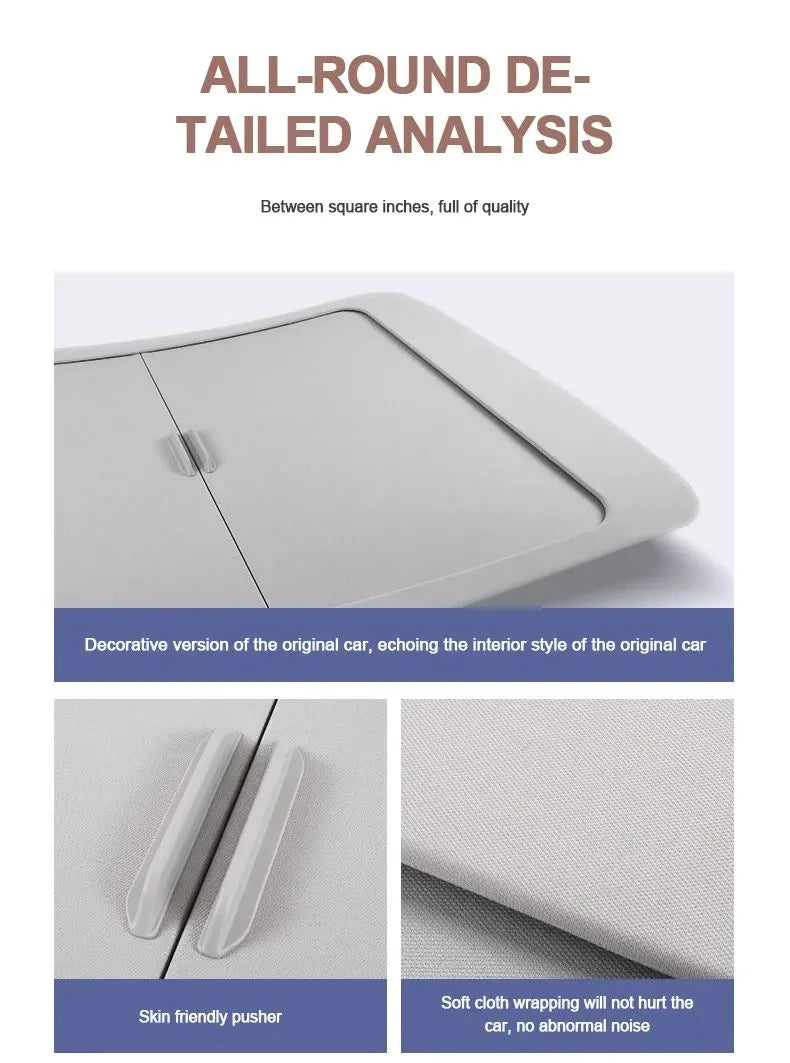 2023 Te-Mart New Style Easy Install Energy Saving Radiation Cooling Car Shade Sunshade For  Model Y/3