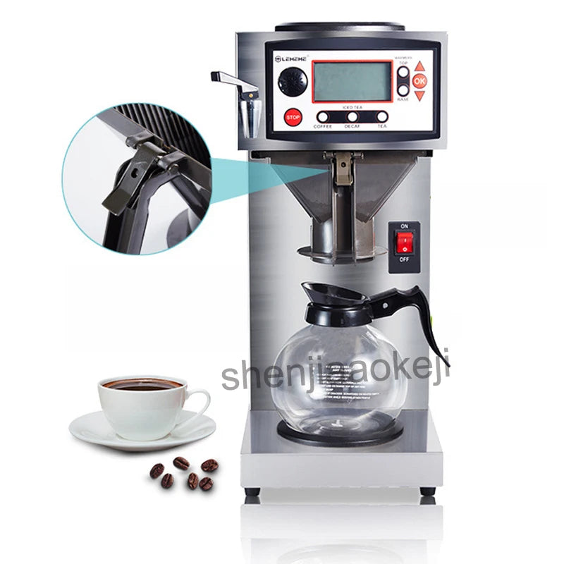 220v Commercial Smart Cafe Machine Black Tea Machine Stainless Steel American coffee machine tea water machine