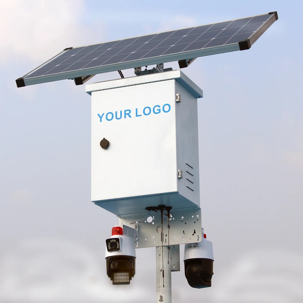 3 Camera system Wireless Wifi  xmeye ip camara  PTZ Cam 8X Zoom Intelligent energy alert security camera hd solar 4g