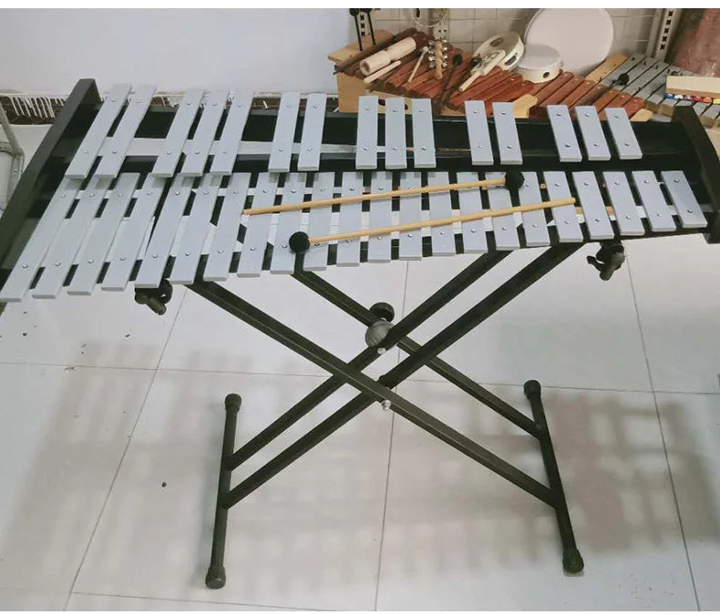 37 tone xylophone aluminum plate piano with bracket percussion instrument