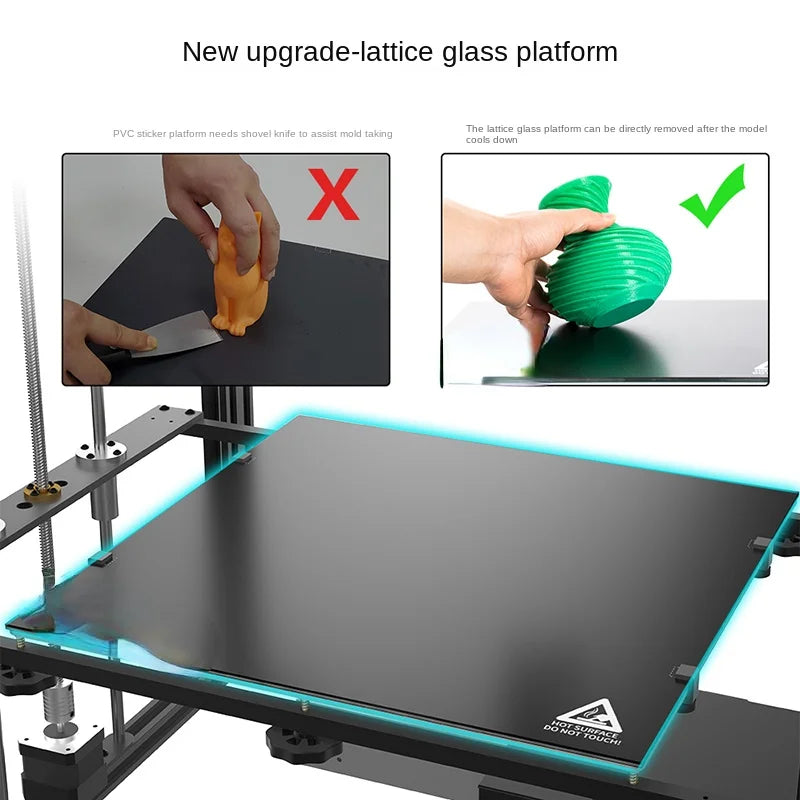 3d Printer Industrial Grade Large Size High Precision Guide Rail Diy Kit Student Household