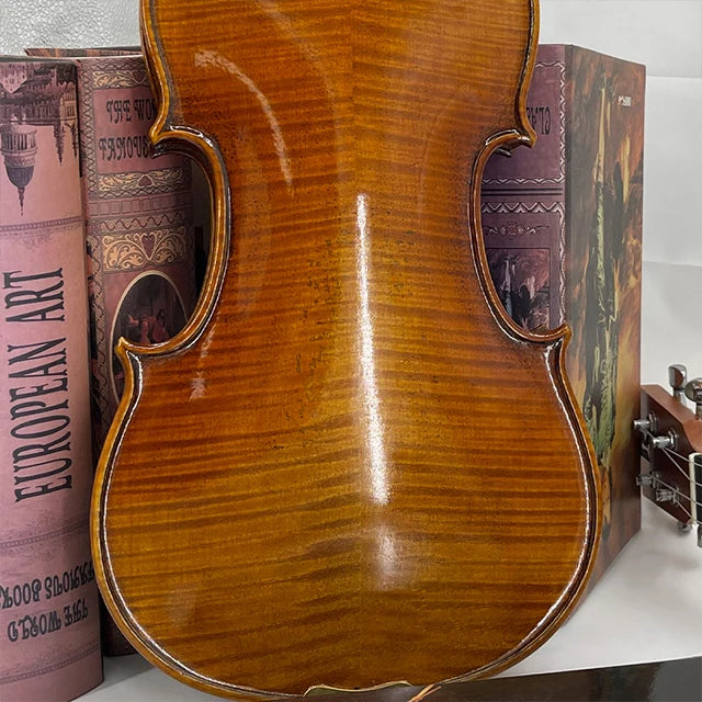 MMOOKA 4/4 Violin Professional Musical Instrument Hand Made Violin With Carbon Bow Case