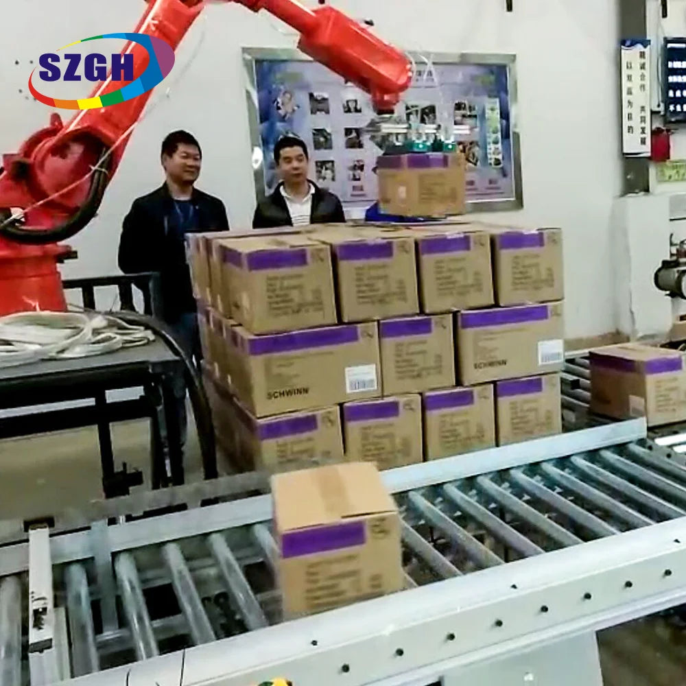 4 axis automatic 10kg industrial handling palletizing robotic arm price for loading and unloading