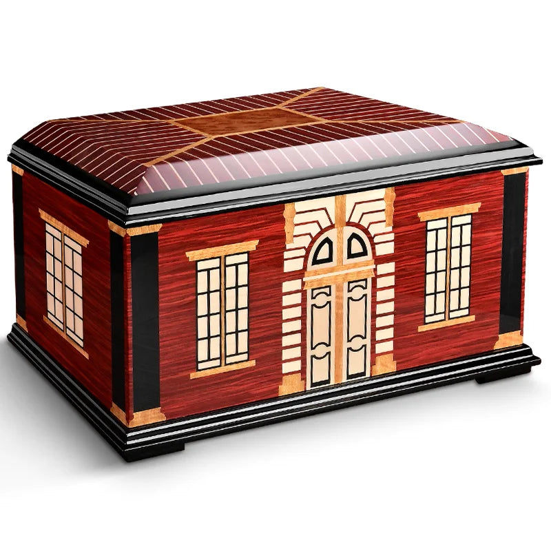 452x288x240mm Cedar Wood Cigar Humidor Professional Capacity150 Cigarettes Case Multi-Zone Storage Piano Paint Cigar Cabinet Box