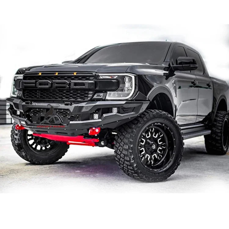 4x4 off road accessories with led lights trailer shackle bull bar Steel front bumper rear bumper combination FORD RANGER T9 2023