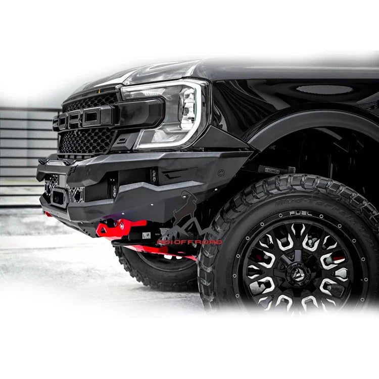 4x4 off road accessories with led lights trailer shackle bull bar Steel front bumper rear bumper combination FORD RANGER T9 2023
