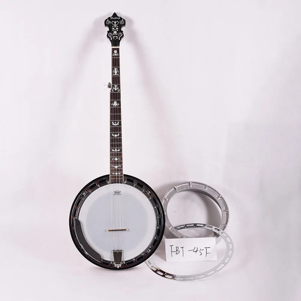 5 string Banjo Feeling FBJ-45F western instrument,OEM Service ,Free Shipping