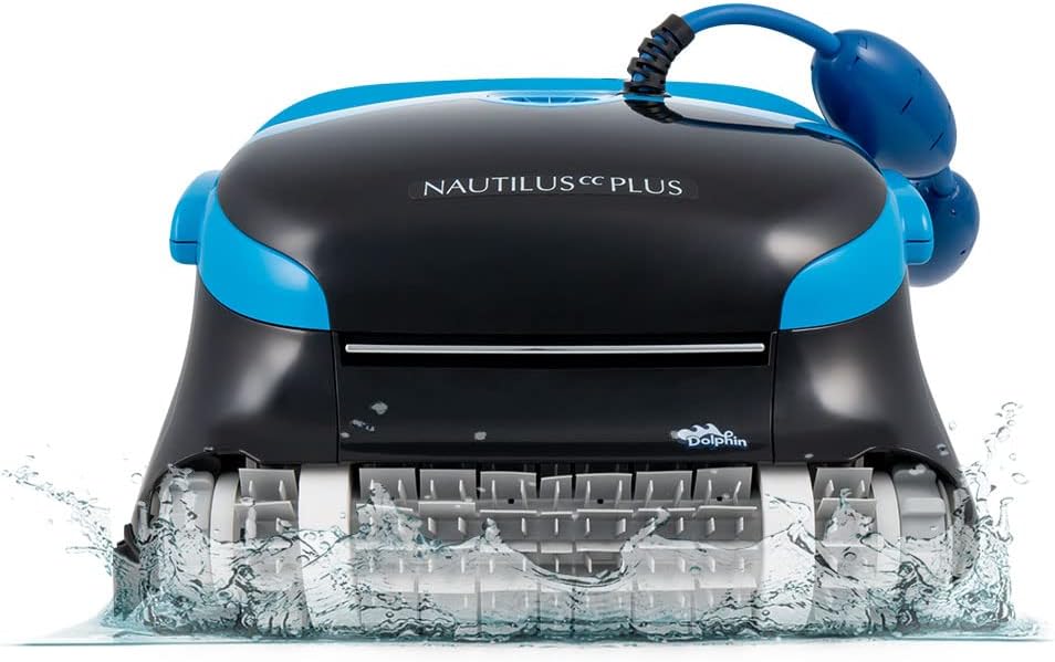 Dolphin Nautilus CC Supreme Wi-Fi Robotic Pool Vacuum Cleaner up to 50 FT - Waterline Scrubber Brush