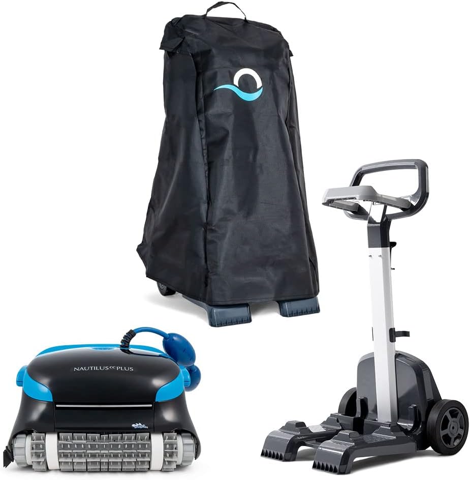 Dolphin Nautilus CC Supreme Wi-Fi Robotic Pool Vacuum Cleaner up to 50 FT - Waterline Scrubber Brush