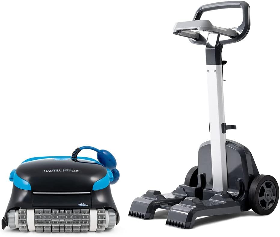 Dolphin Nautilus CC Supreme Wi-Fi Robotic Pool Vacuum Cleaner up to 50 FT - Waterline Scrubber Brush