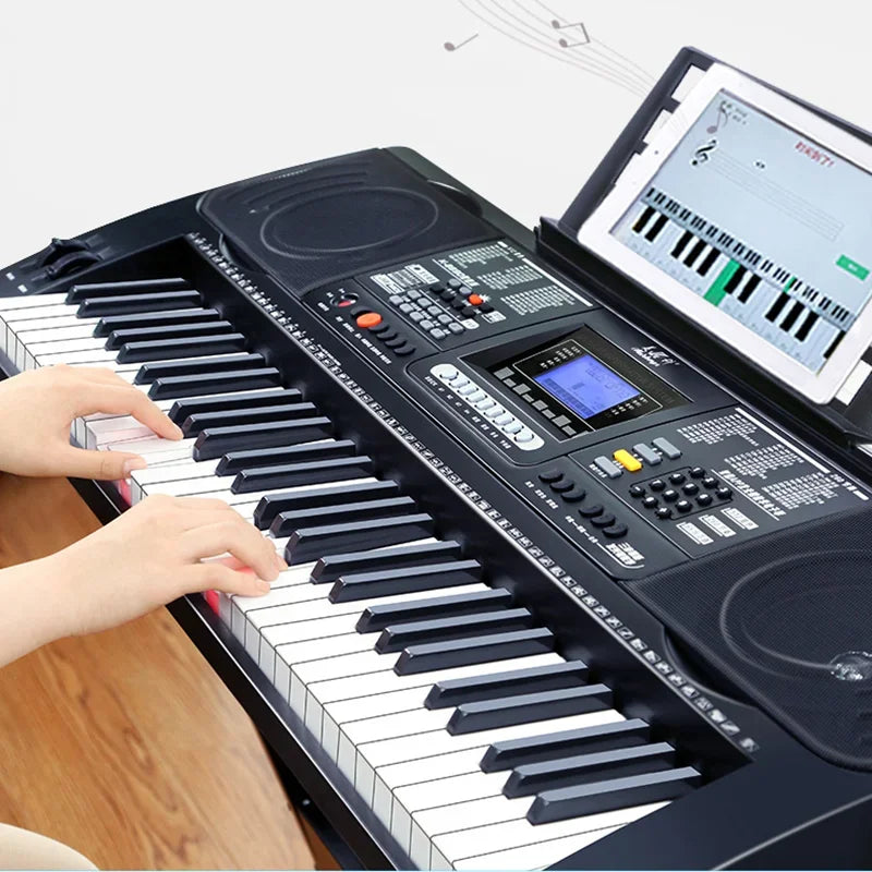 61 Key Keyboard Electronic Organ Professional Learning Electronic Piano Adult Orgue Electronique Electric Instrument WK50EP