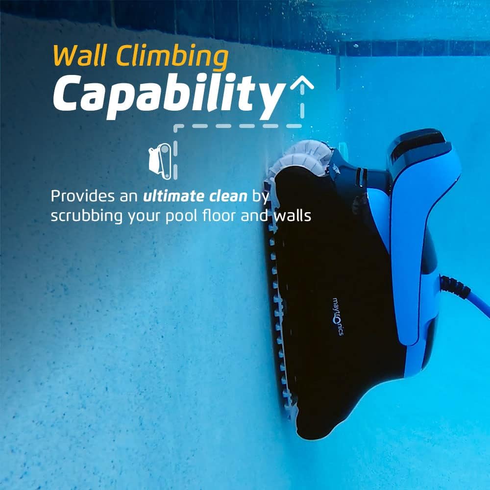 Dolphin Nautilus CC Supreme Wi-Fi Robotic Pool Vacuum Cleaner up to 50 FT - Waterline Scrubber Brush