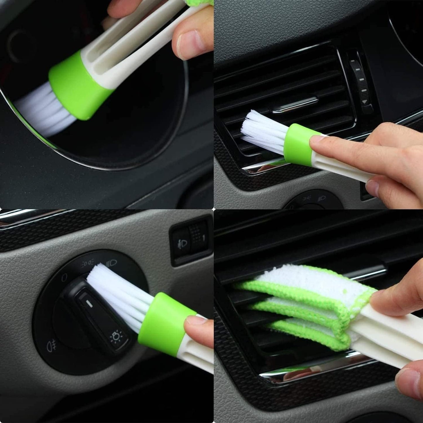 ANTNX 27 PCS Drill Brush Attachments Car Detailing Brush Kit for Auto Exterior and Interior Includes Scrub Pads Sponges Detailing Brushes Washing Mitt Air Vent Brush Cleaning Cloth Home Cleaning Set