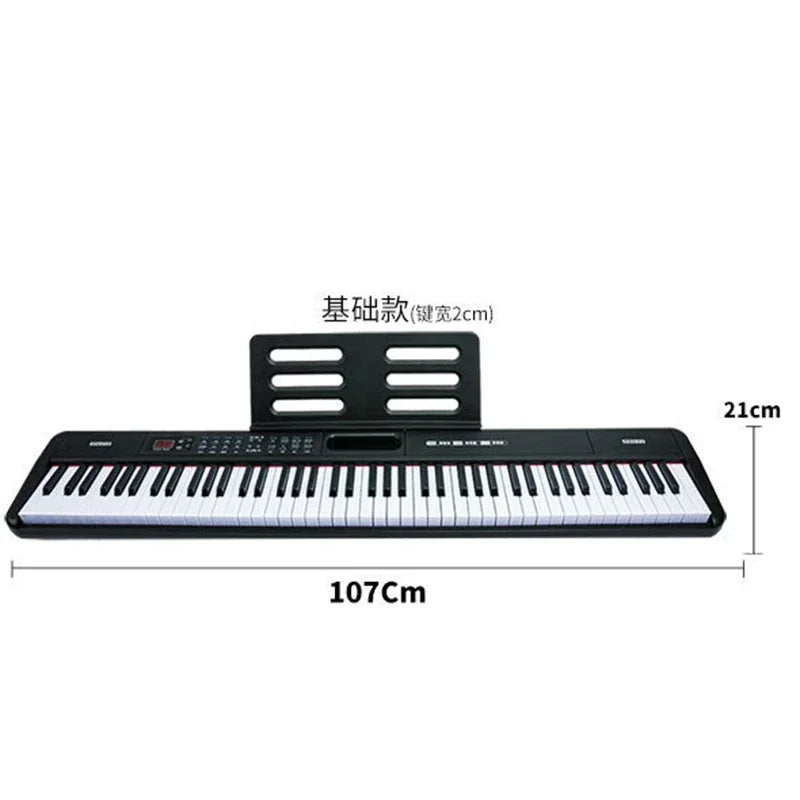 88 Keys Electronic Organ Midi Keyboard Learning Adult Electronic Piano Kids 61 Keys Piano Electronico Electric Instrument WK50EP