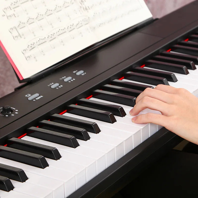 88 key electric piano strength keyboard electronic organ beginner portable home practice with Bluetooth MIDI