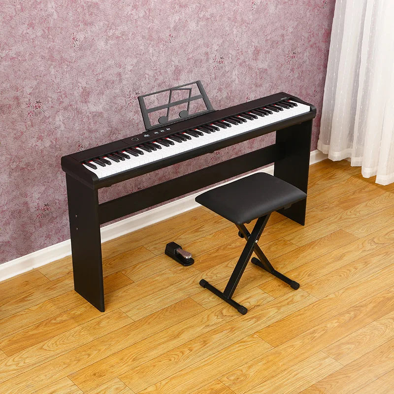 88 key electric piano strength keyboard electronic organ beginner portable home practice with Bluetooth MIDI