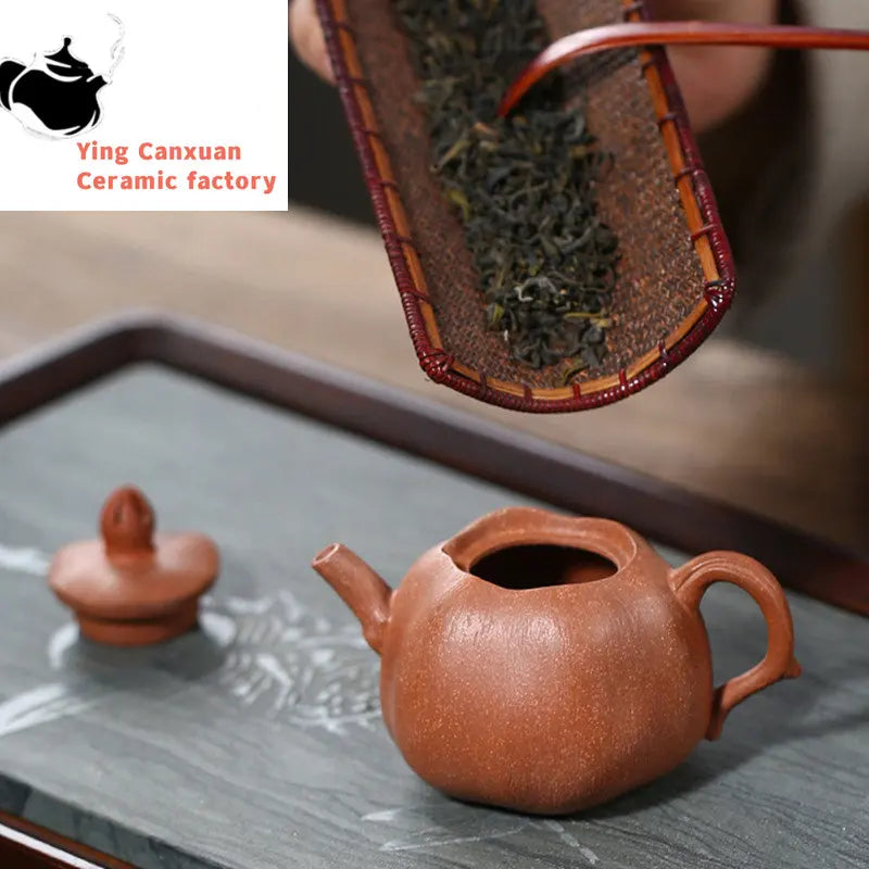 90ml High-end Yixing Purple Clay Teapots Famous Handmade Tea Pot Raw Ore Beauty Kettle Chinese Zisha Tea Set Collection Gifts