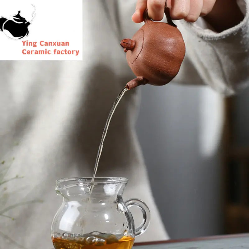90ml High-end Yixing Purple Clay Teapots Famous Handmade Tea Pot Raw Ore Beauty Kettle Chinese Zisha Tea Set Collection Gifts