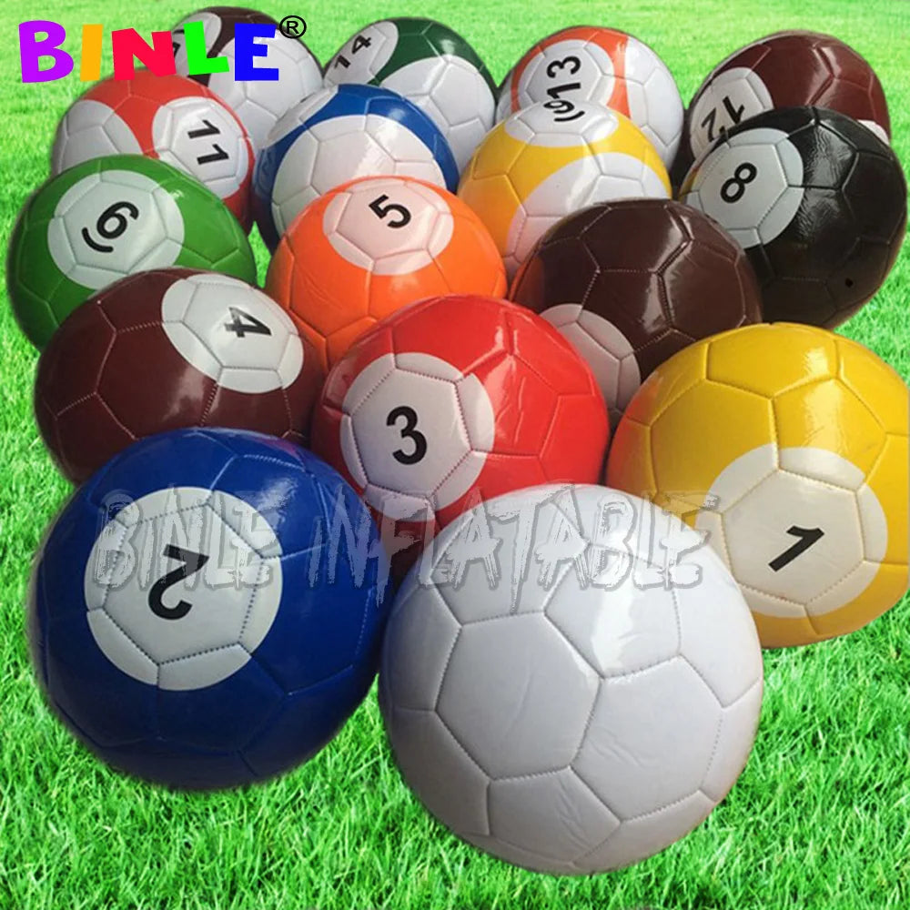 9x6m Outdoor Or Indoor Giant Inflatable Snooker Football Pool Table Human Soccer Billiards Sports Field For Coporate Events Game