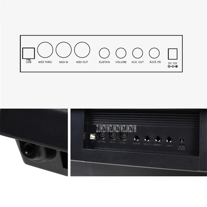 A800 Electronical Piano 61-Key Standard Strength Keyboard Electric Piano For Beginner Electronic Organ For Professional Teaching