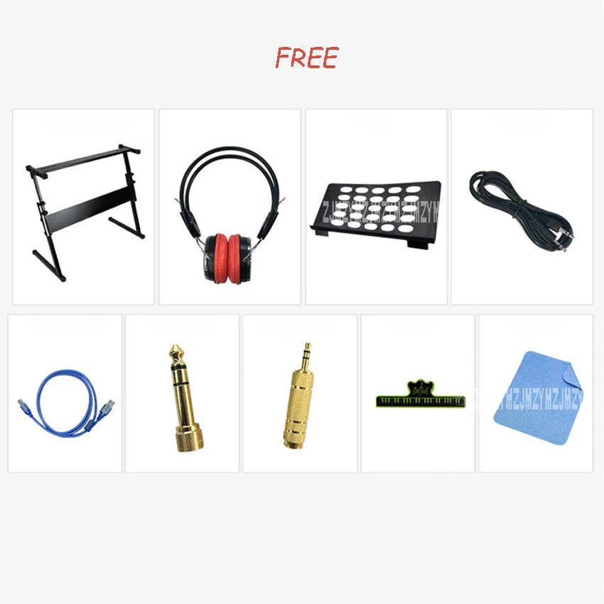 A800 Electronical Piano 61-Key Standard Strength Keyboard Electric Piano For Beginner Electronic Organ For Professional Teaching
