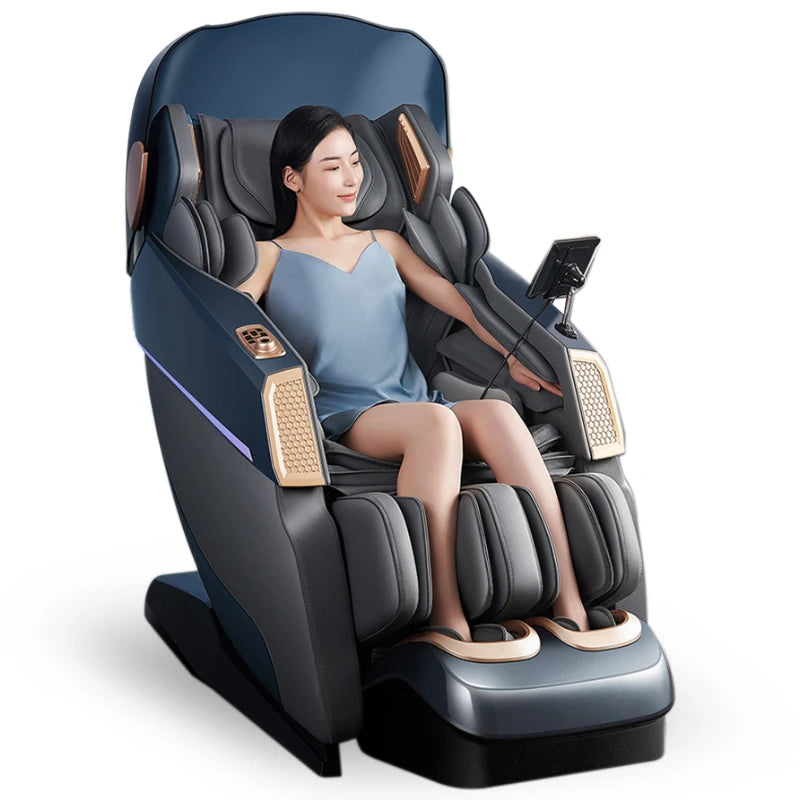 AI Voice Smart Zero Gravity Full Body Airbag Track Heat Massage Chair Electric Full Body Sl Track Massage CHAIR