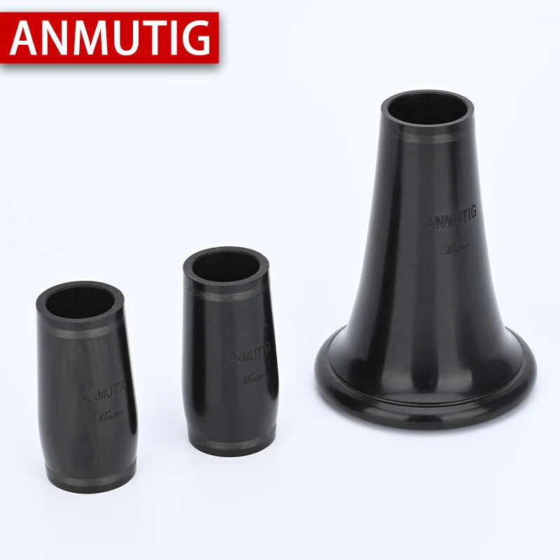 ANMUTIG Professional Clarinet Bb 19 Keys Plate With Silver Ebony Pipe Body Master