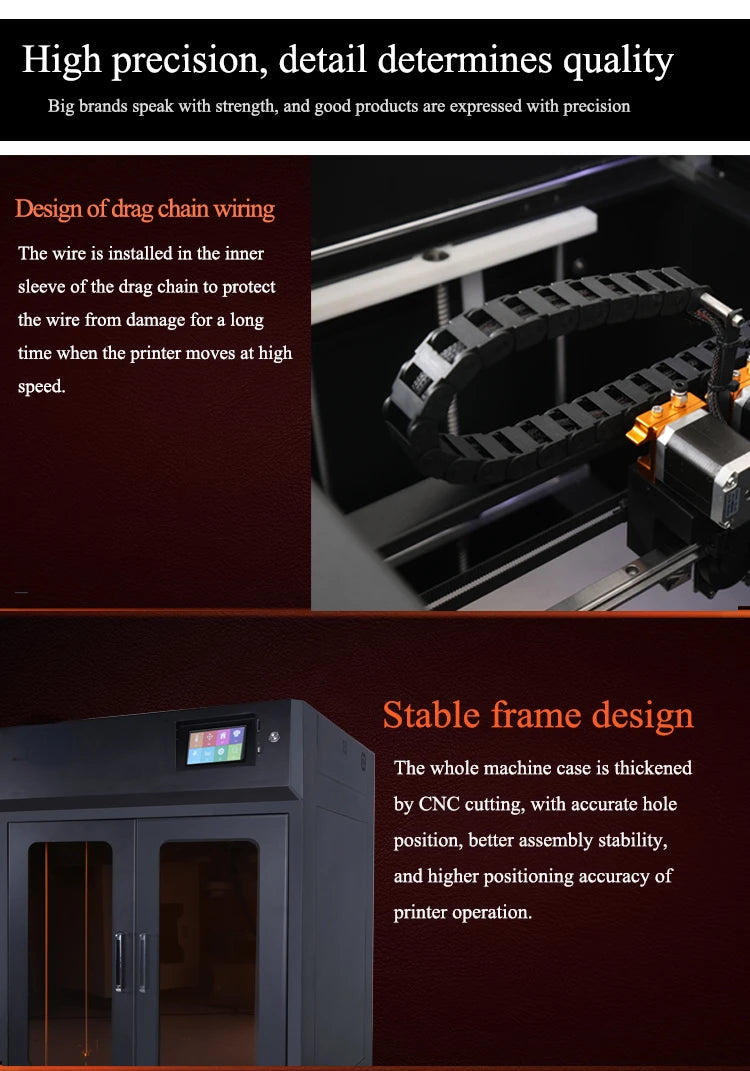 Accept OEM/ODM large size 3d printer 1000mm Architectural Model industrial grade 3d Printers