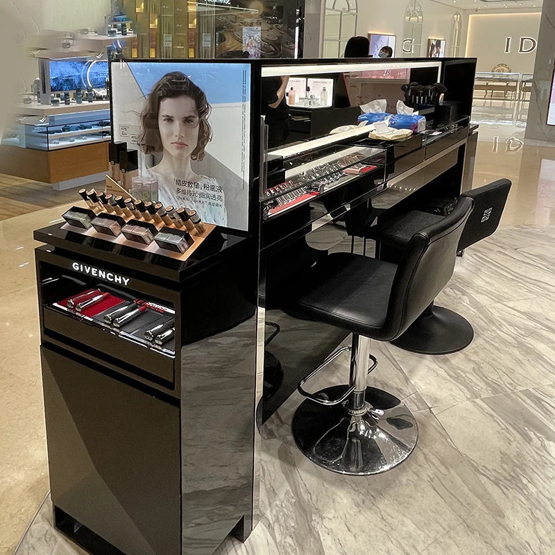 Acrylic cosmetics display shelf display cabinet cosmetics lipstick storage shelf perfume beauty display cabinet