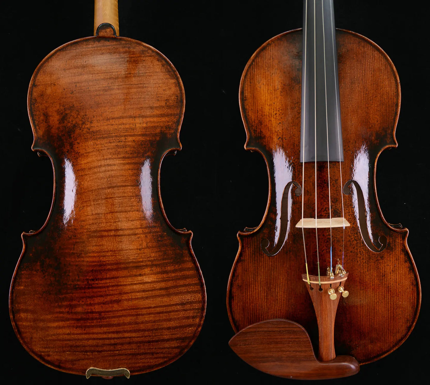 MMOOKA Actual Photo Amazing Sounding Violin from Master Wang's Own Work No. W75