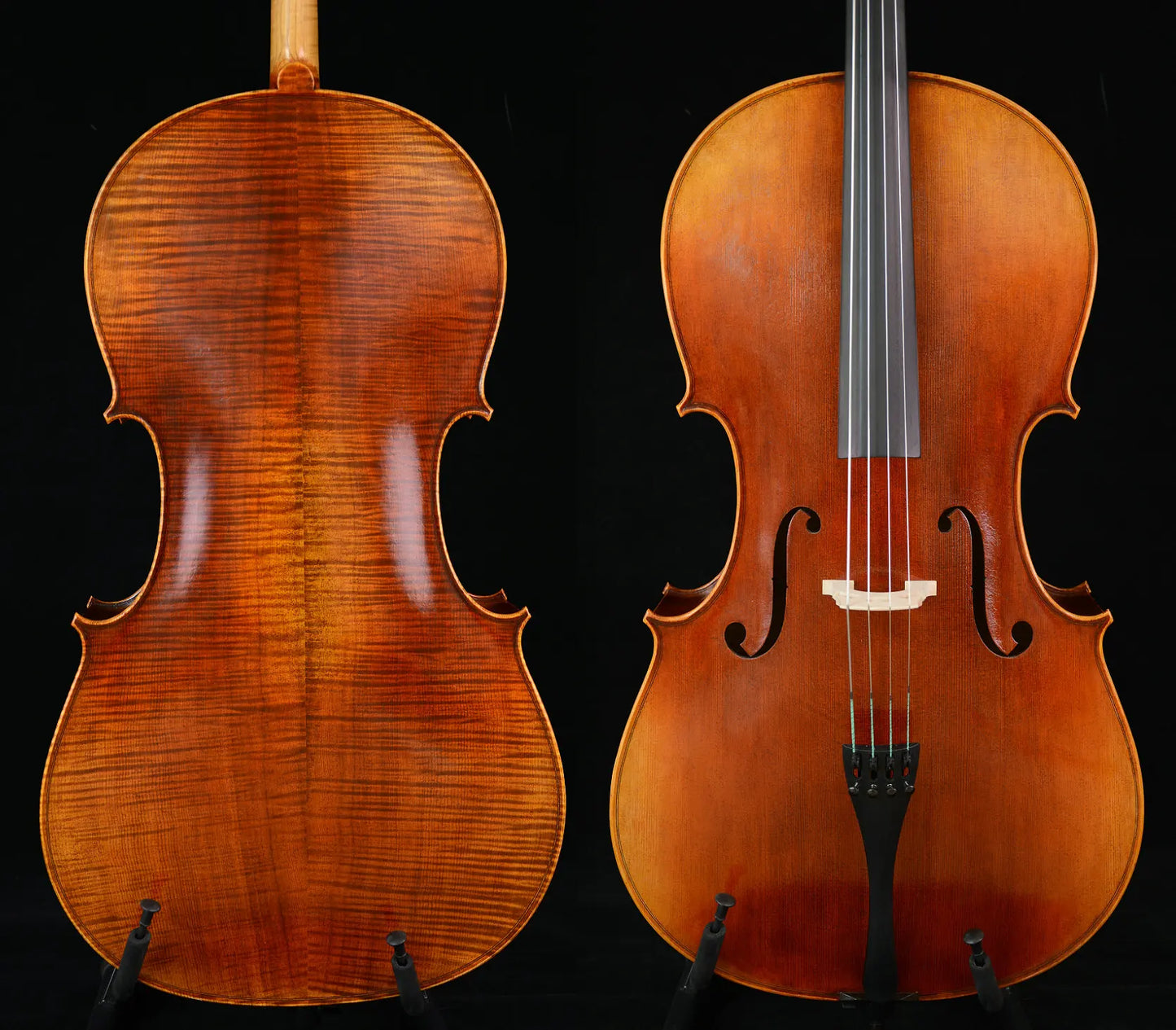 MMOOKA Actual Photo Beautifully Hand Made 4/4 Cello Stradivari 1712 Davidov Cello Fabulous Sound