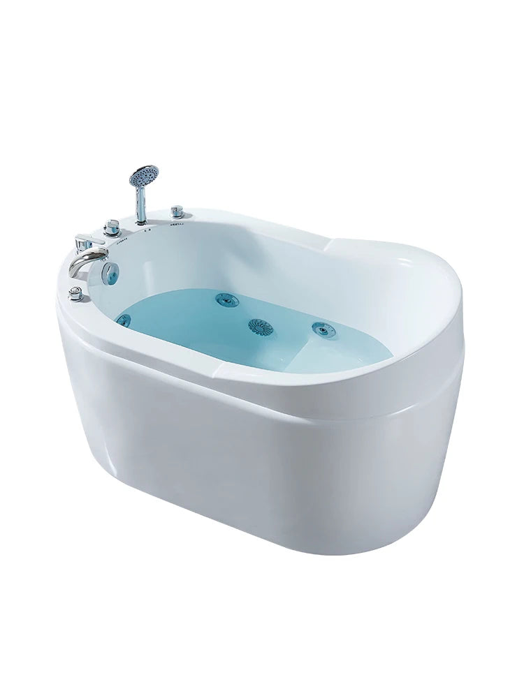 Adult home freestanding deep soak with seat acrylic Jacuzzi