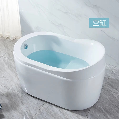 Adult home freestanding deep soak with seat acrylic Jacuzzi