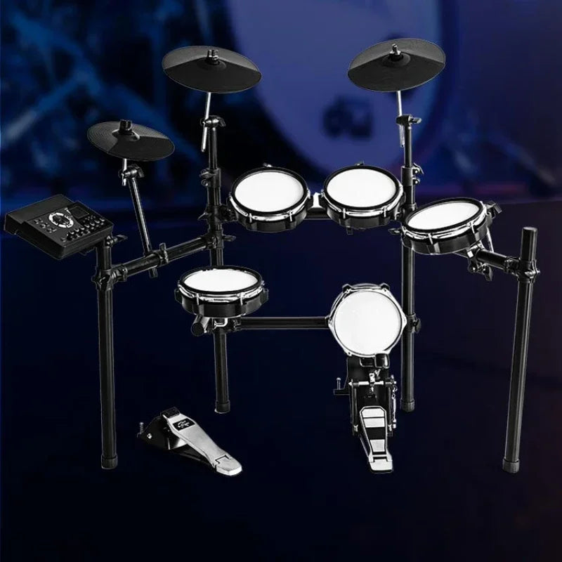 Adults Head Practice Digital Electronic Drum Set Professional Bass Instrument Trigger Drum Kit Schlagzeug Music Supplies
