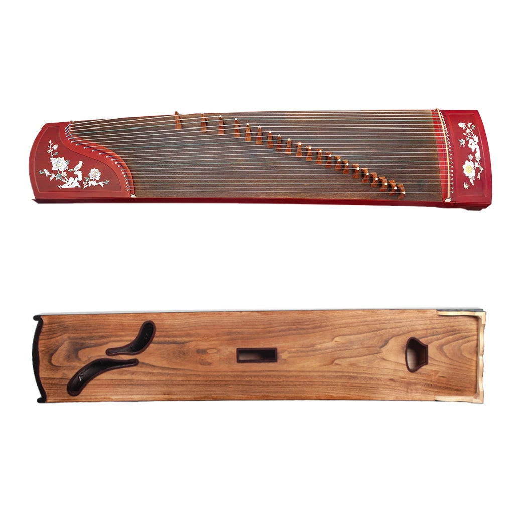 Advanced Guzheng Instrument Bird And Flower Carved 21 Strings Chinese Guzheng Chinese Koto Harp Full Accessories Guzheng SET