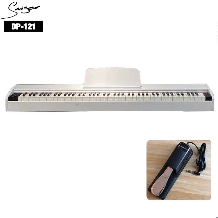 Affordable 88 key portable digital piano with full weighted hammer action keyboard electric digital piano
