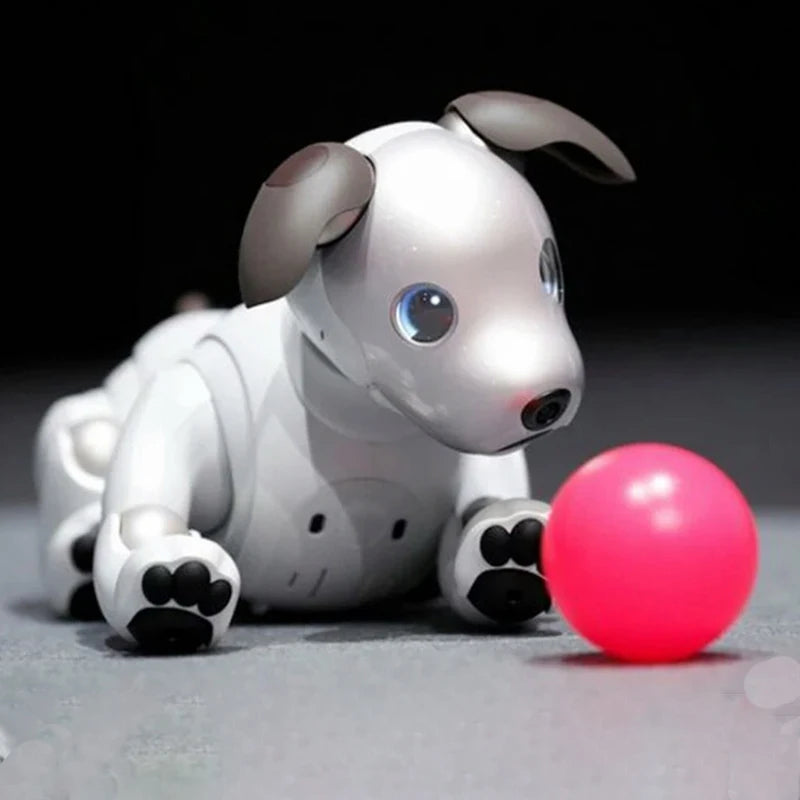 Aibo Intelligent Electronic Simulate Pet Robot New Upgraded Entertainment Robot White Grey Robot Dog Christmas Gift For Children