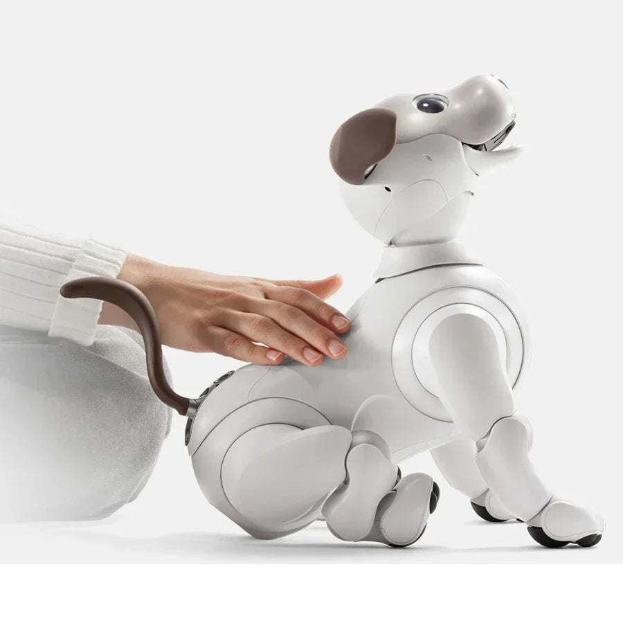 Aibo Intelligent Electronic Simulate Pet Robot New Upgraded Entertainment Robot White Grey Robot Dog Christmas Gift For Children